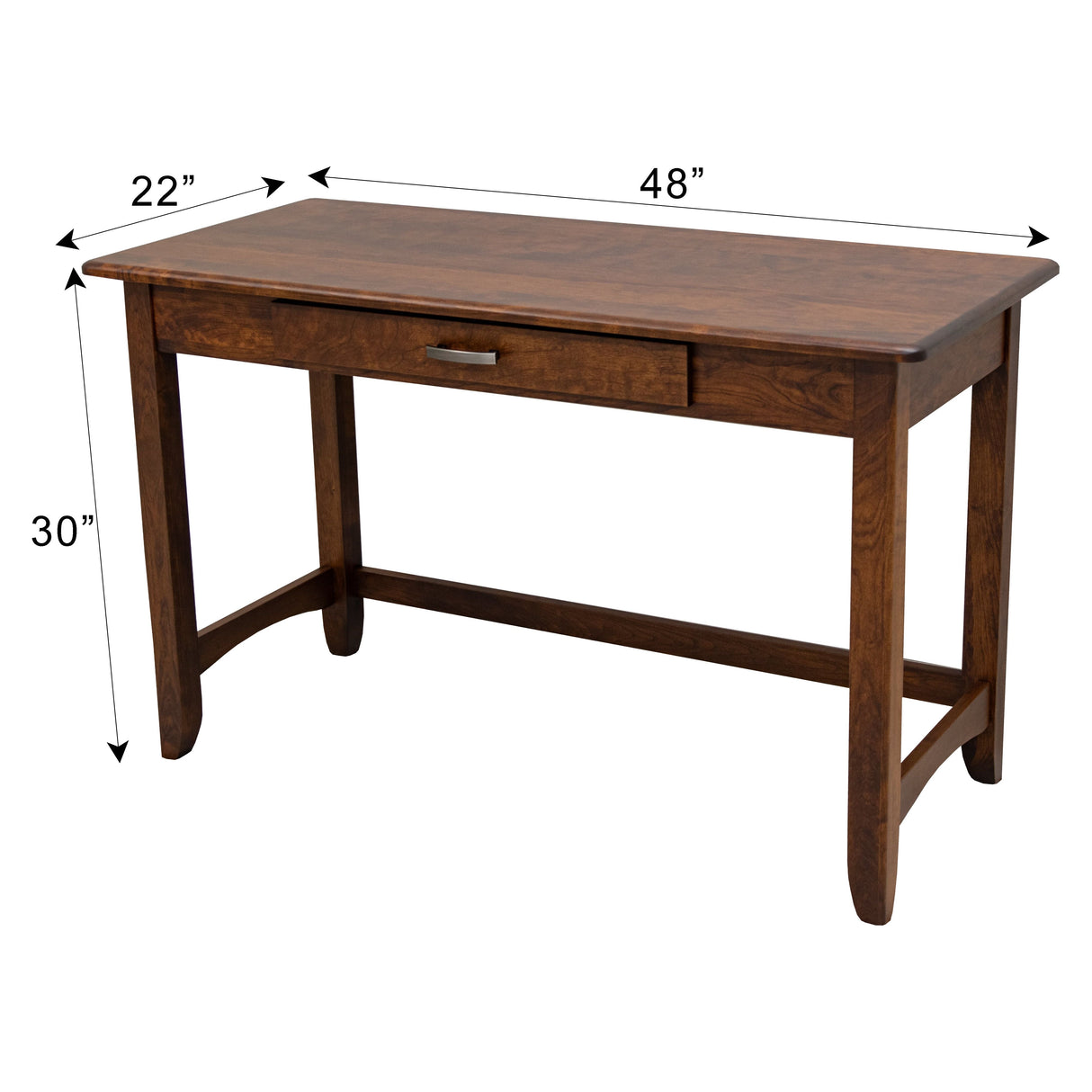 Austin Cherry Wood Writing Desk | GB