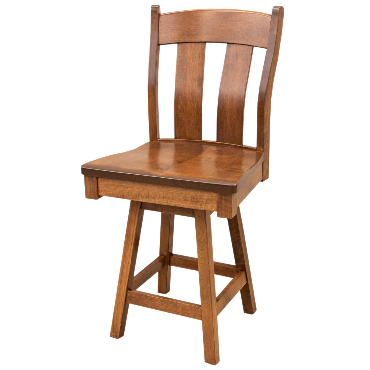 Austin 24" Maple Wood Swivel Bar Stool | BOS