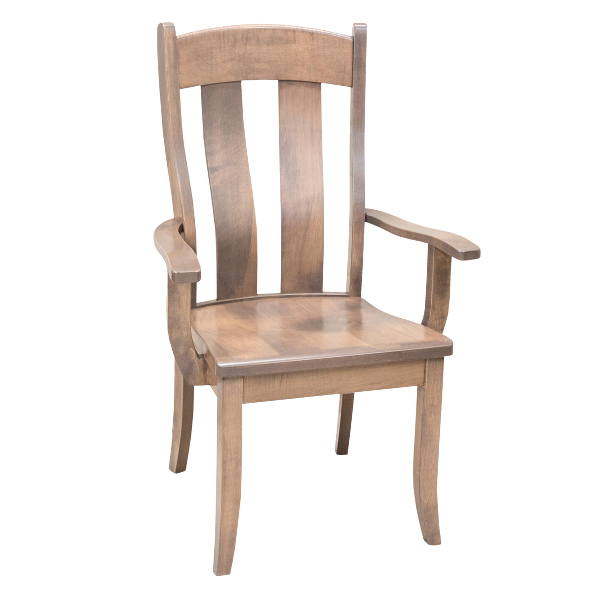 Austin Maple Wood Arm Dining Chair | WB