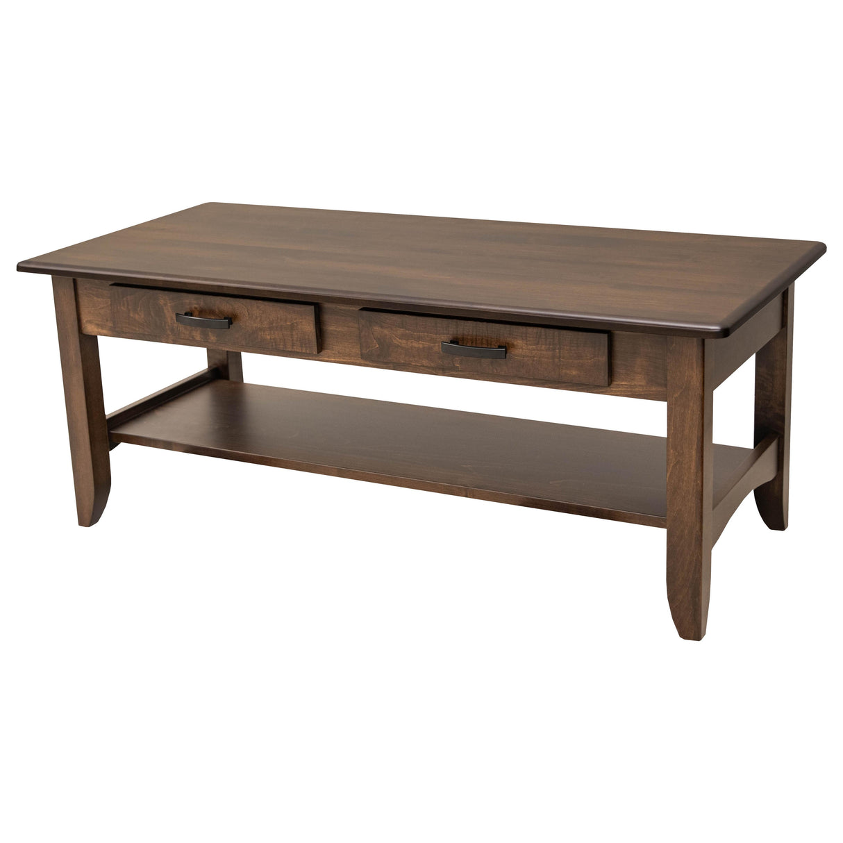 Austin Maple Wood Rectangle Open Coffee Table | BV