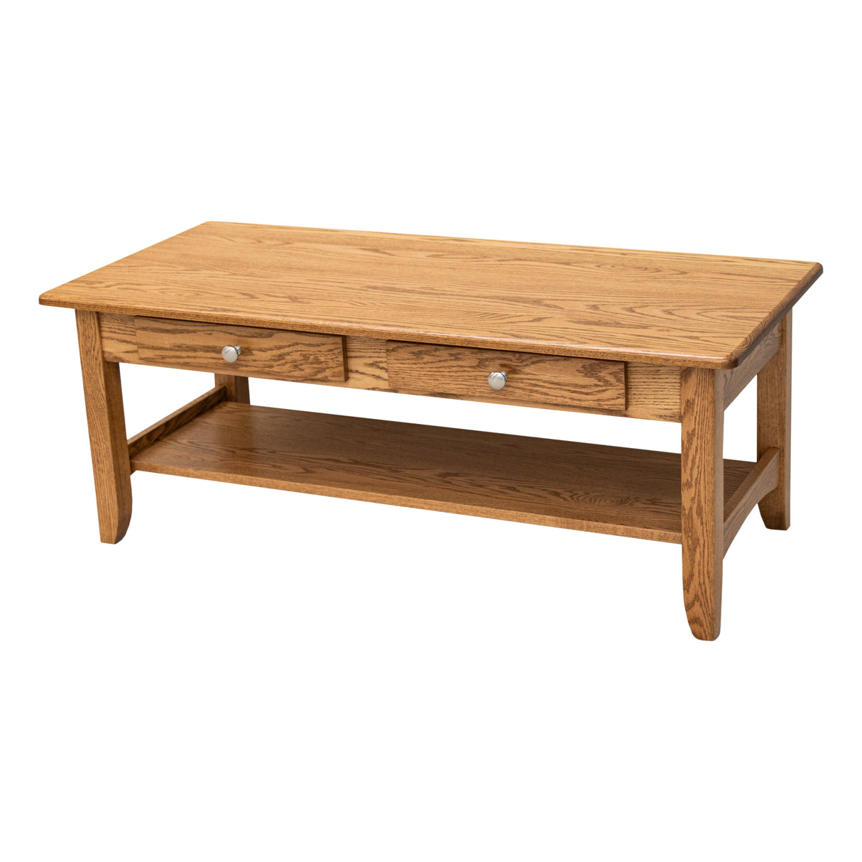 Austin Oak Wood Rectangle Open Coffee Table | FW