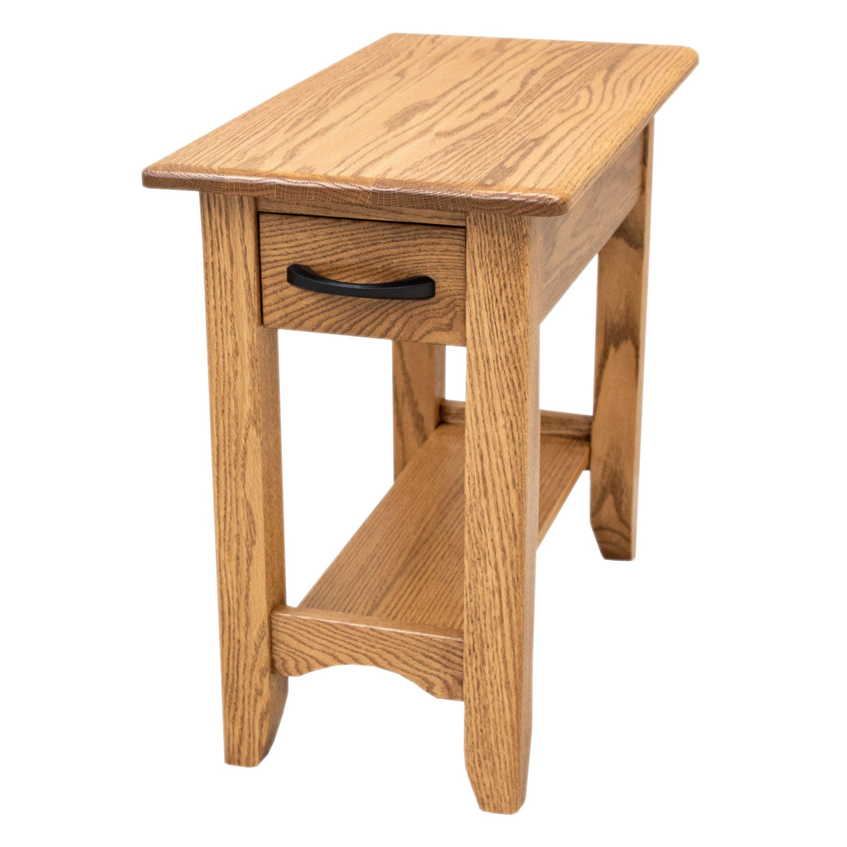 Austin Oak Wood Small Rectangle Open End Table | FW