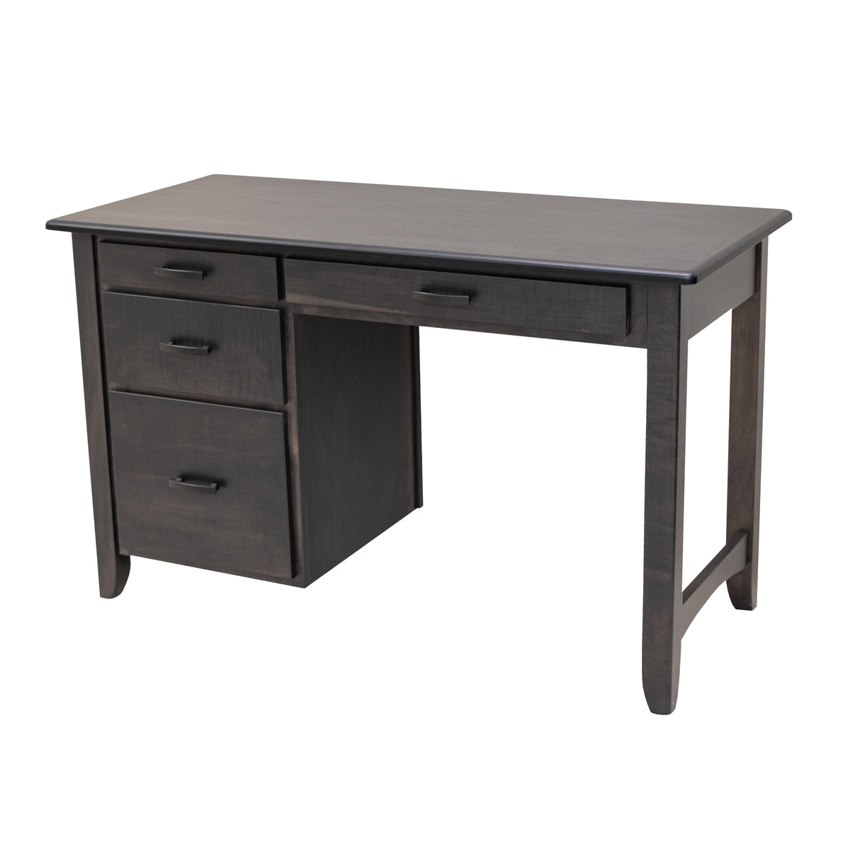 Austin Small Black Solid Wood Desk | M-DK
