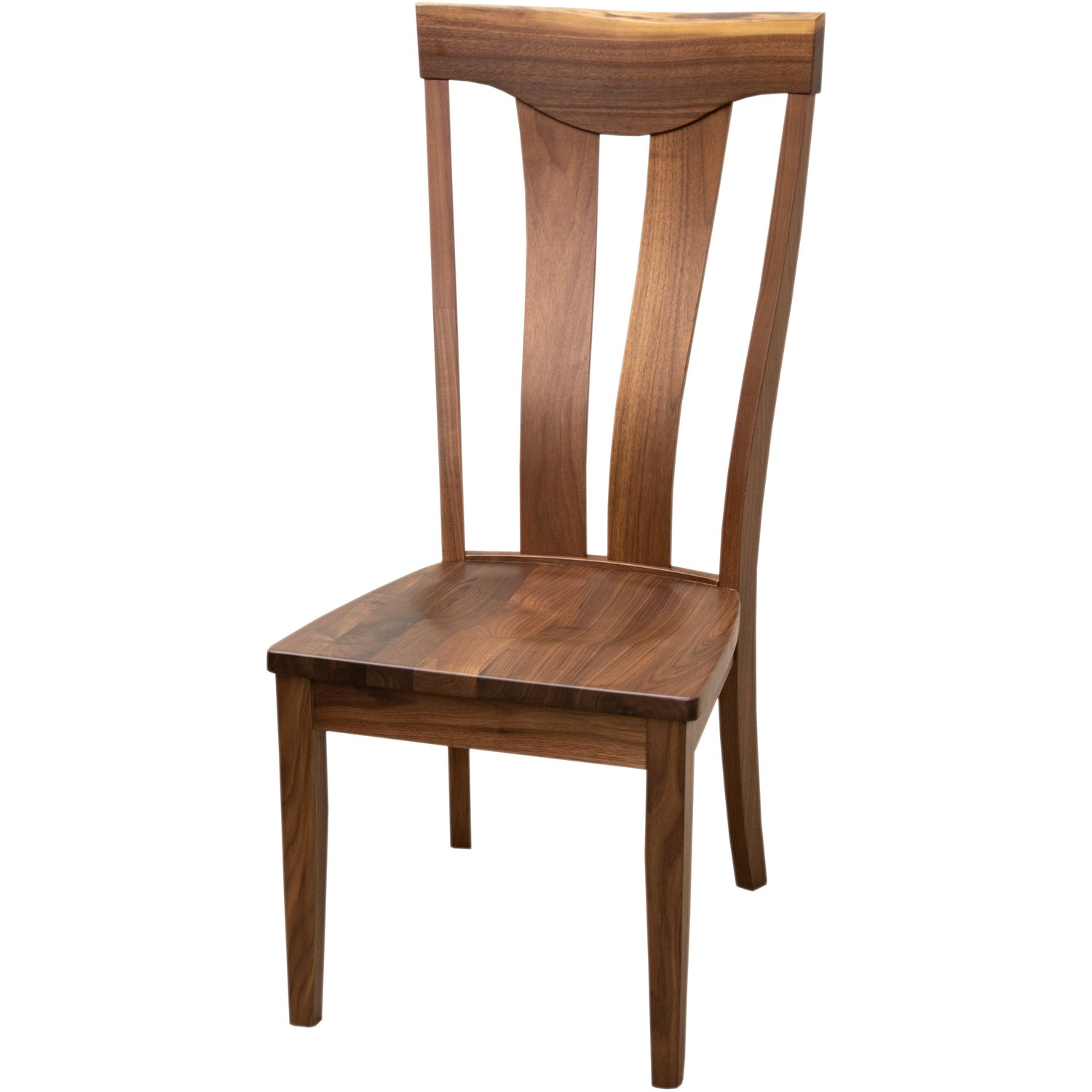 Belmont Walnut Wood Side Dining Chair | NAT