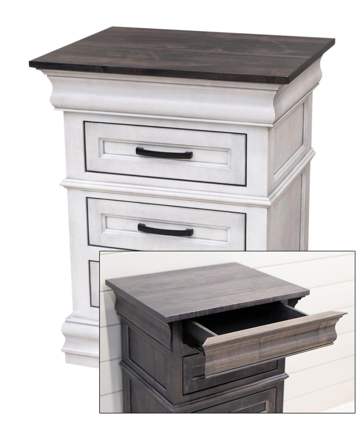 Belmont 3-Drawer Nightstand