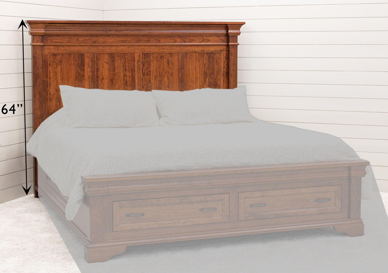 Belmont Solid Wood Headboard Only