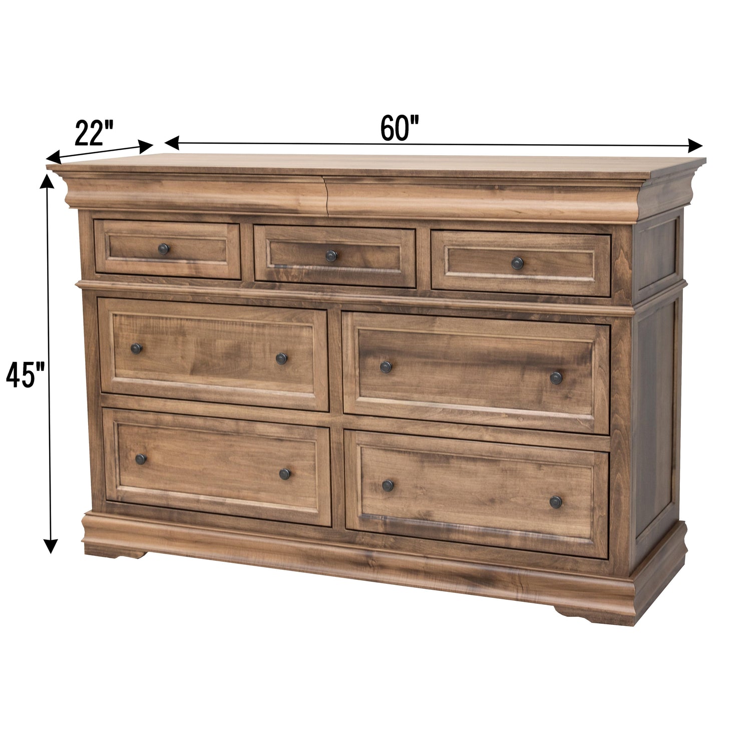 Belmont 7-Drawer Tall Dresser