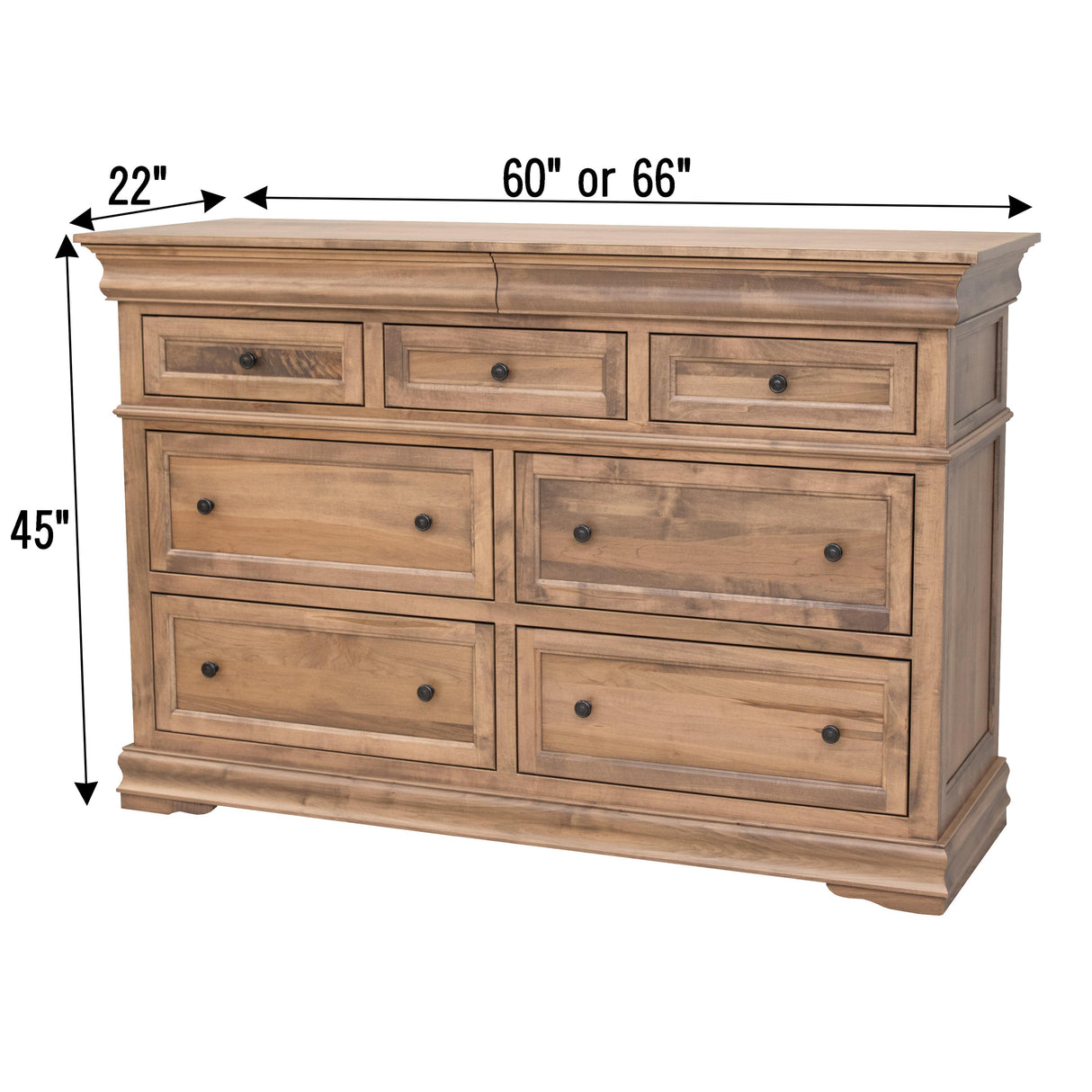Belmont 7-Drawer Tall Dresser