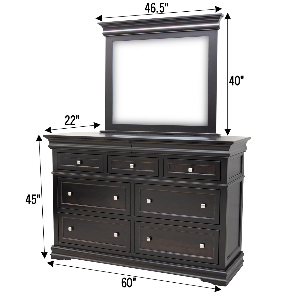 Belmont 7-Drawer Tall Dresser