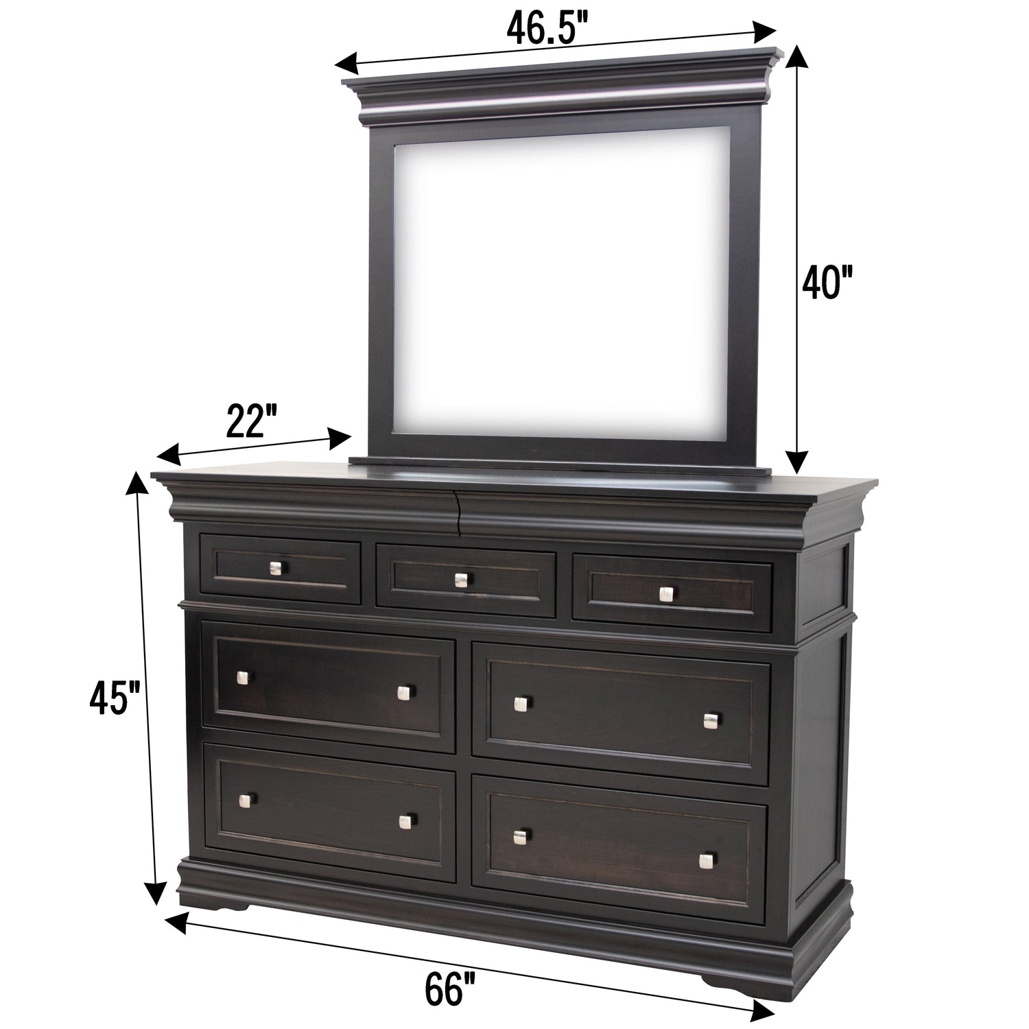 Belmont 7-Drawer Tall Dresser
