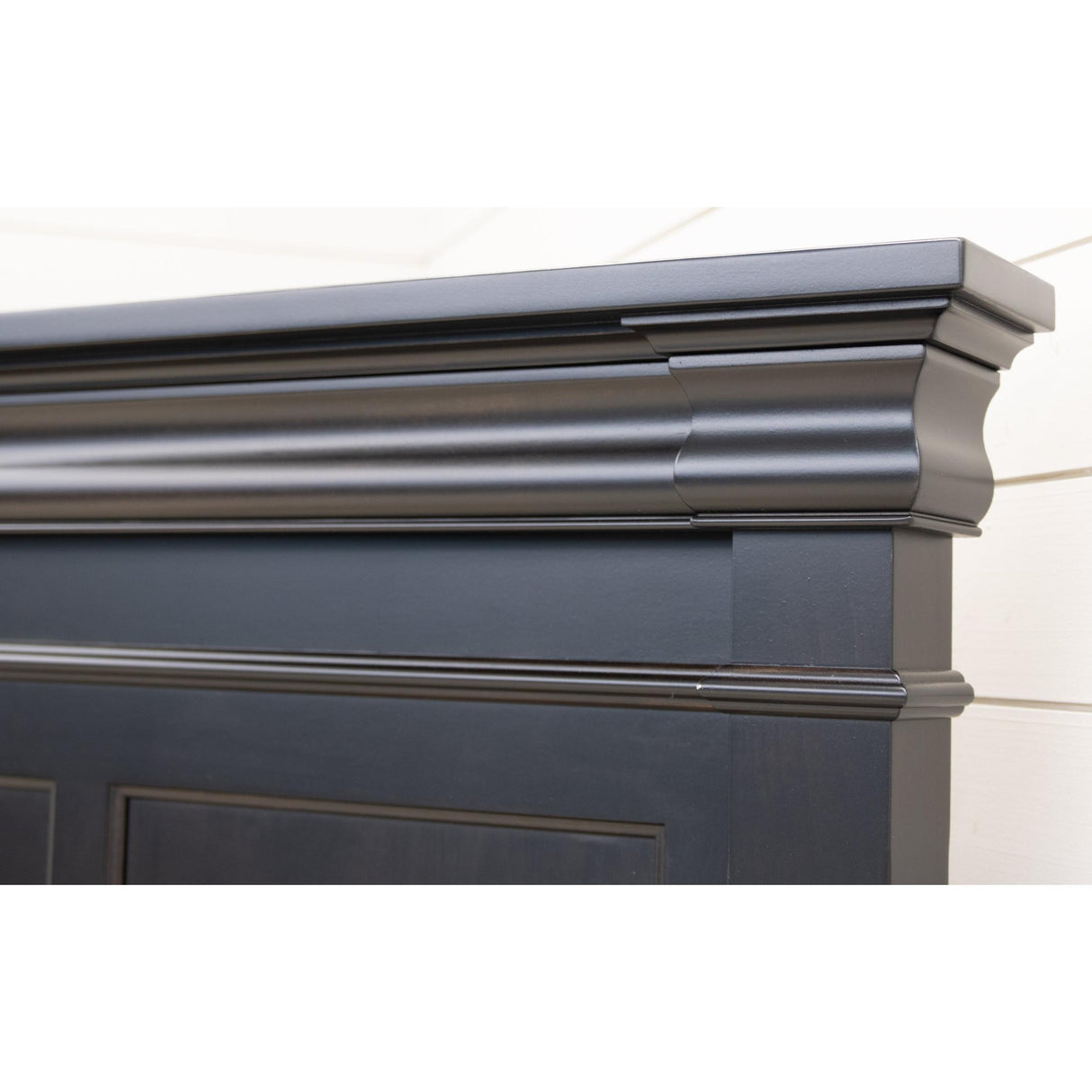 Belmont Full Black Maple Wood Storage Platform Bed | EB