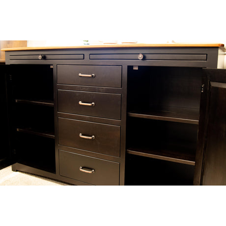 Berlin Black & Wood Buffet - 60" | M-EB&E-MC
