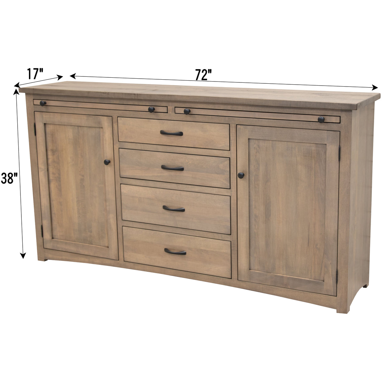Berlin White & Wood Buffet - 72" | O-CS&RWO-CO