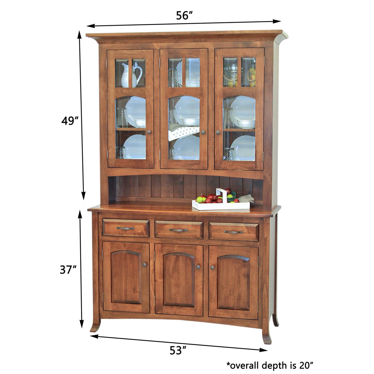 Biltmore Maple Wood Hutch, 56" wide | GS