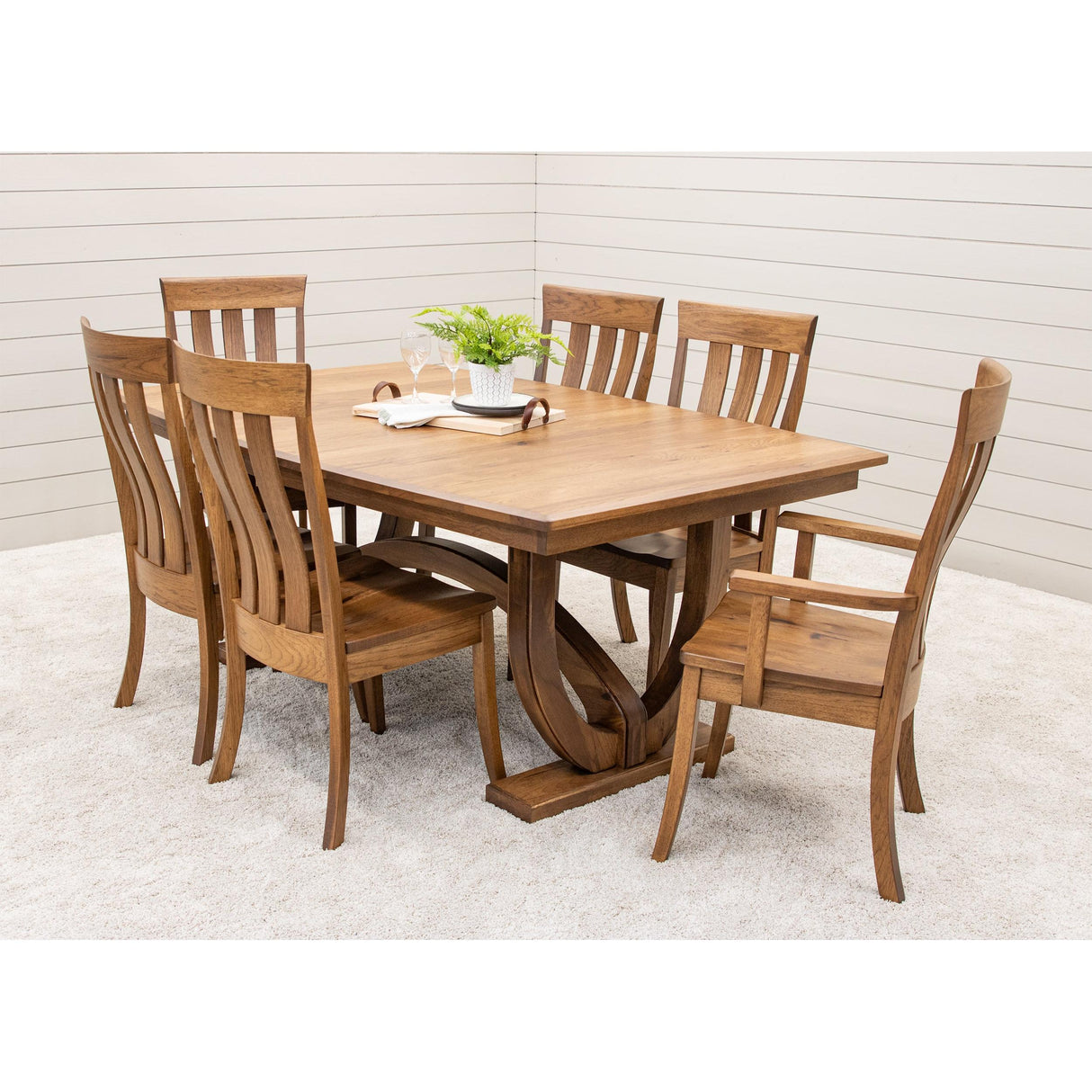 Biltmore Hickory Wood Extending Dining Table | HC
