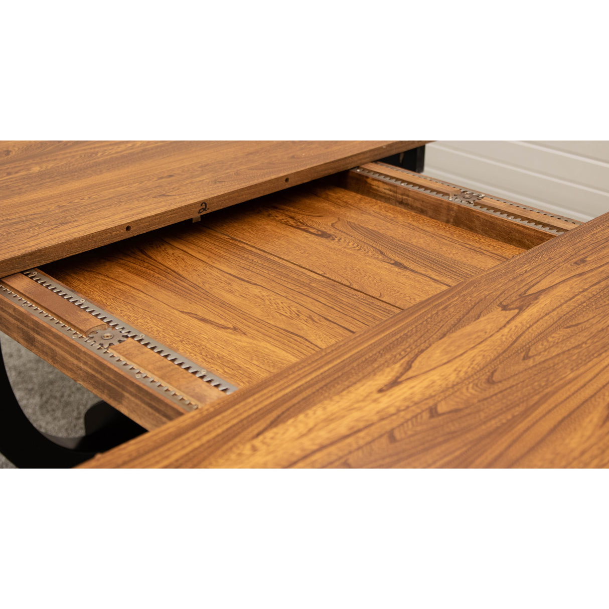 Biltmore Black & Wood Extending Dining Table | M-EB&E-MC