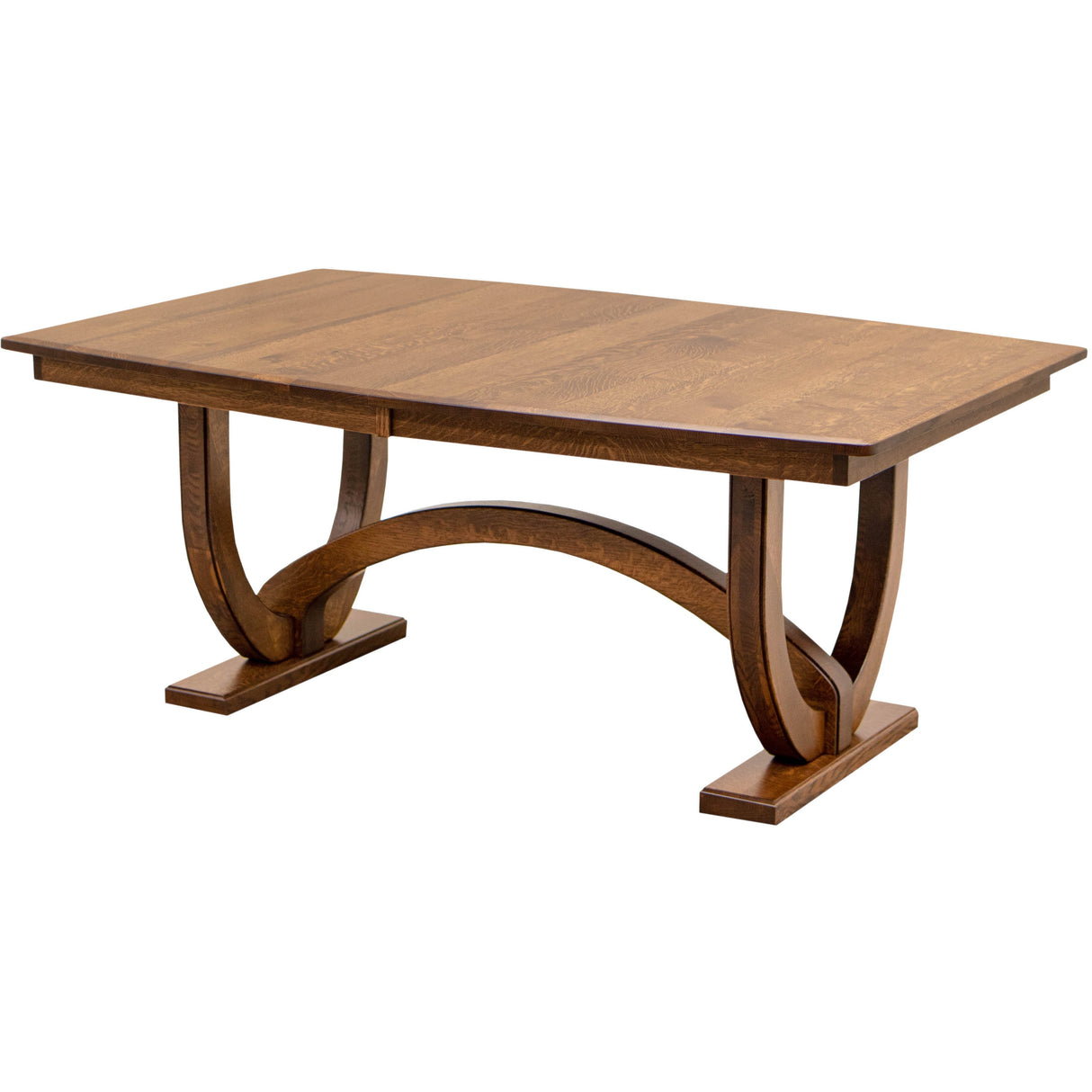 Biltmore Quarter Sawn White Oak Wood Extending Dining Table | ASB