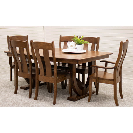 Austin Quarter Sawn White Oak Wood Side Dining Chair | ASB