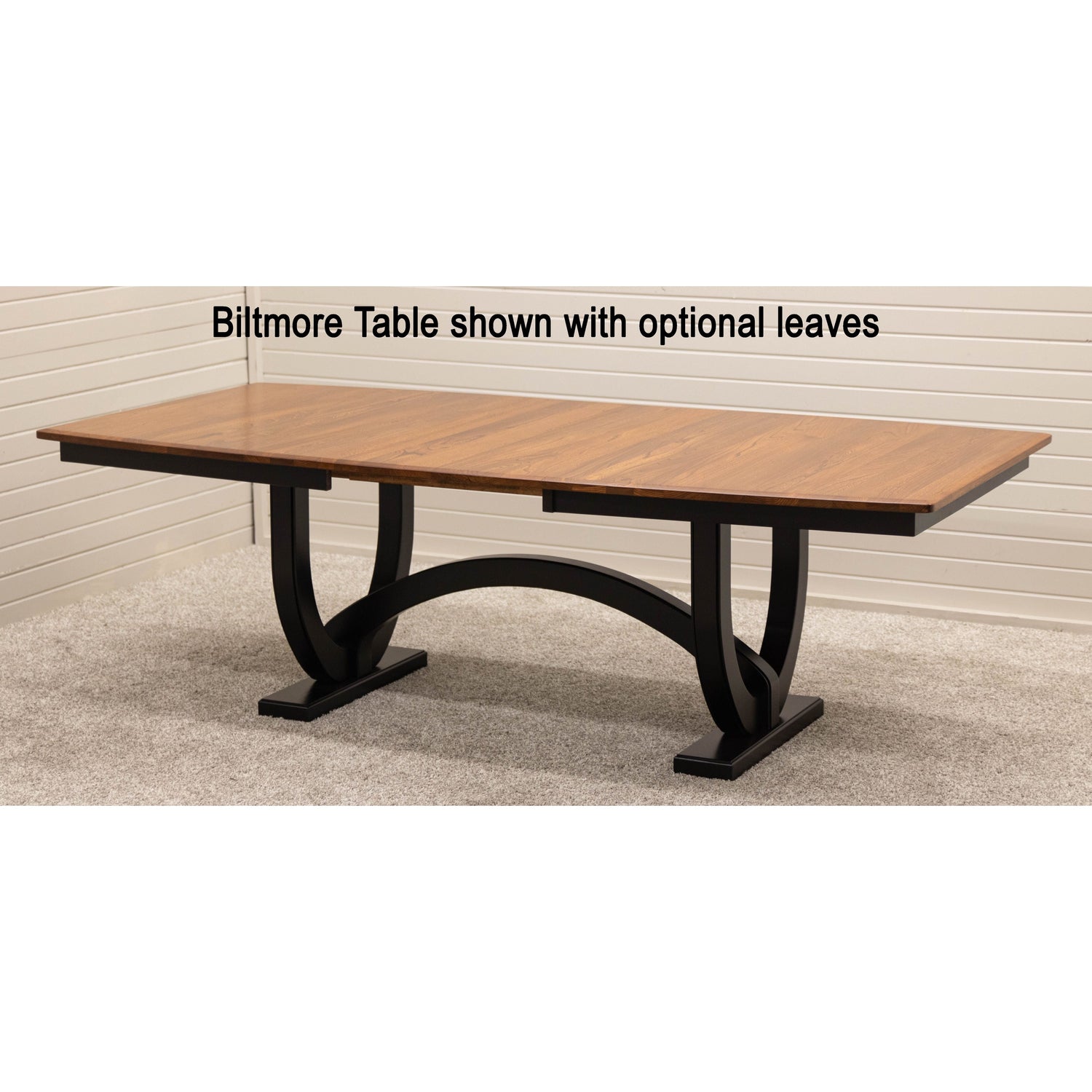 Biltmore Quarter Sawn White Oak Wood Extending Dining Table | ASB
