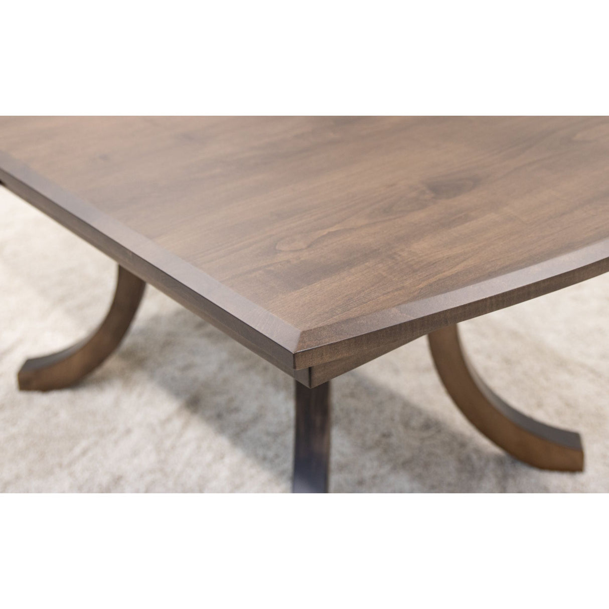 Carlisle Double Pedestal Maple Wood Extending Dining Table | CO