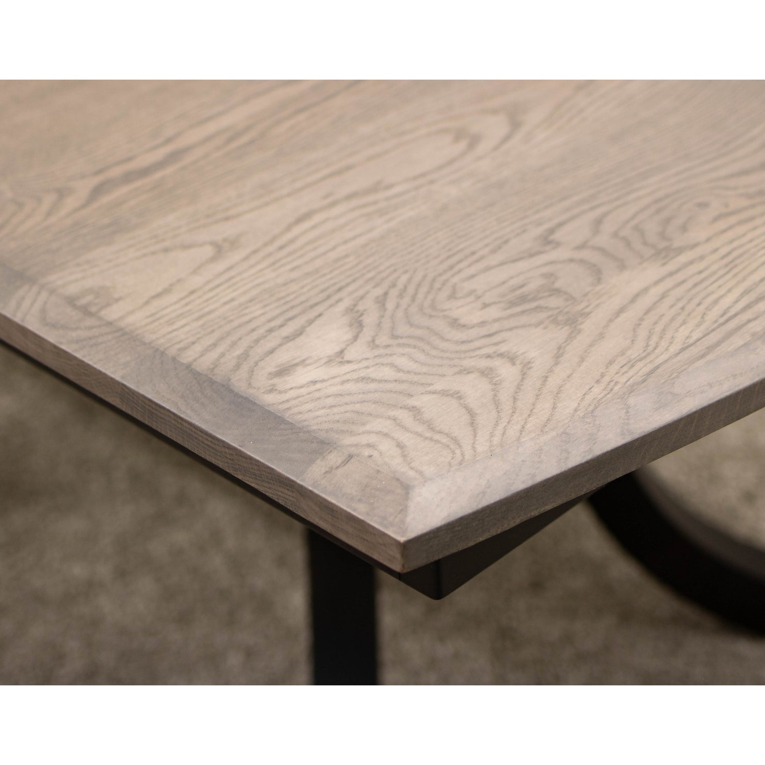 Carlisle Double Pedestal Black & Wood Extending Dining Table | M-DK&RWO-GRB