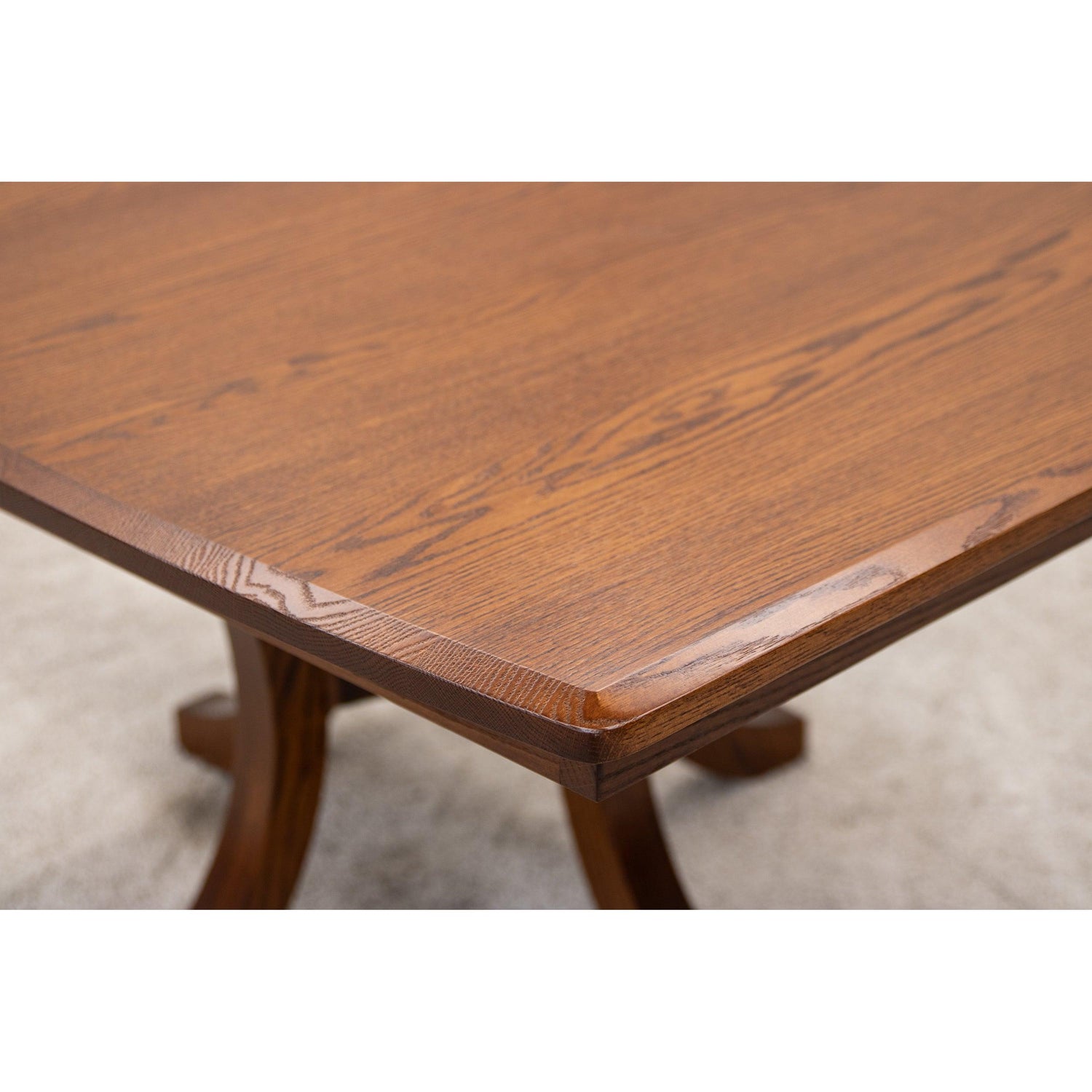 Carlisle Single Pedestal Oak Wood Extending Dining Table | MC