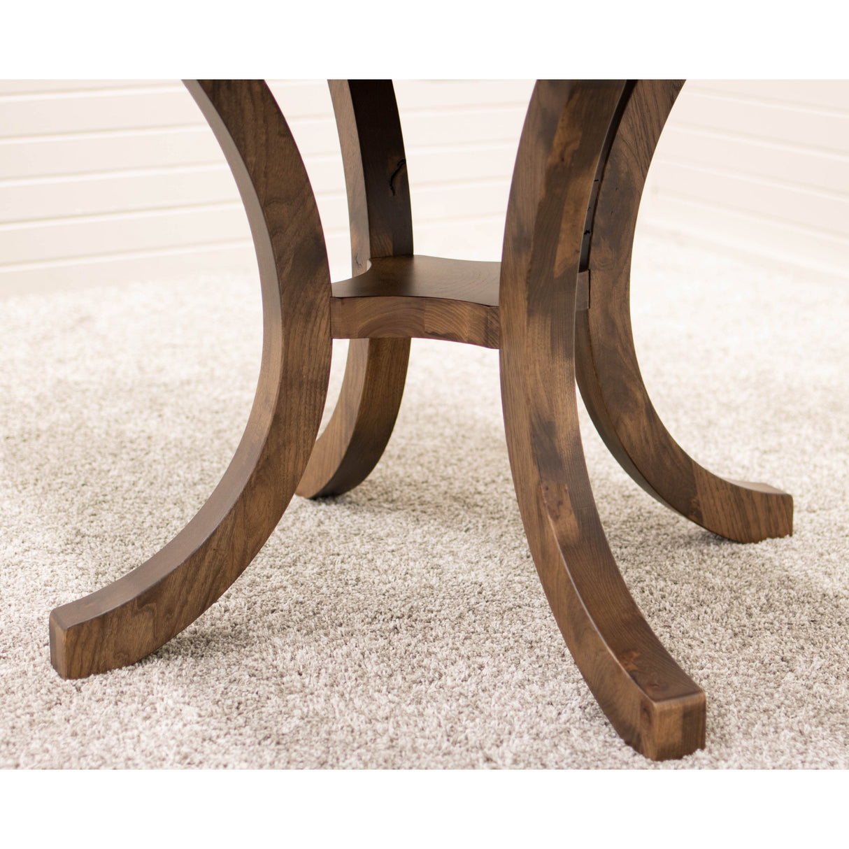Carlisle Single Pedestal Hickory Wood Extending Dining Table | CO