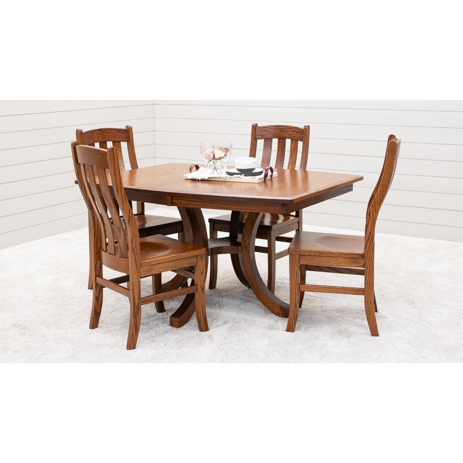 Fostoria Oak Wood Side Dining Chair | MC