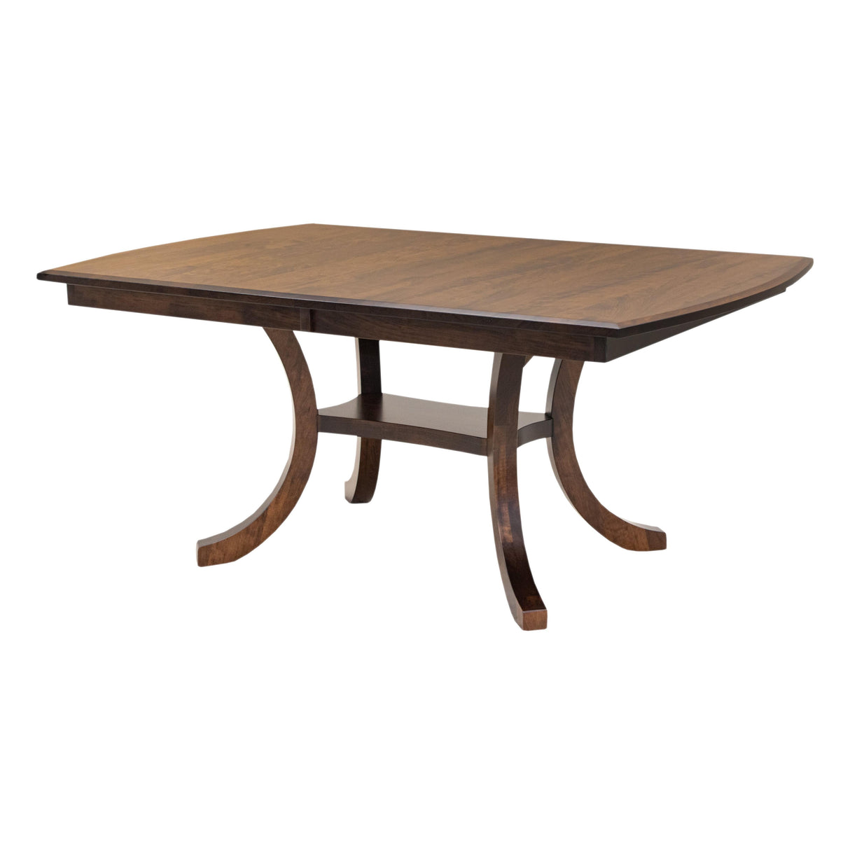 Carlisle Double Pedestal Cherry Wood Extending Dining Table | ASB