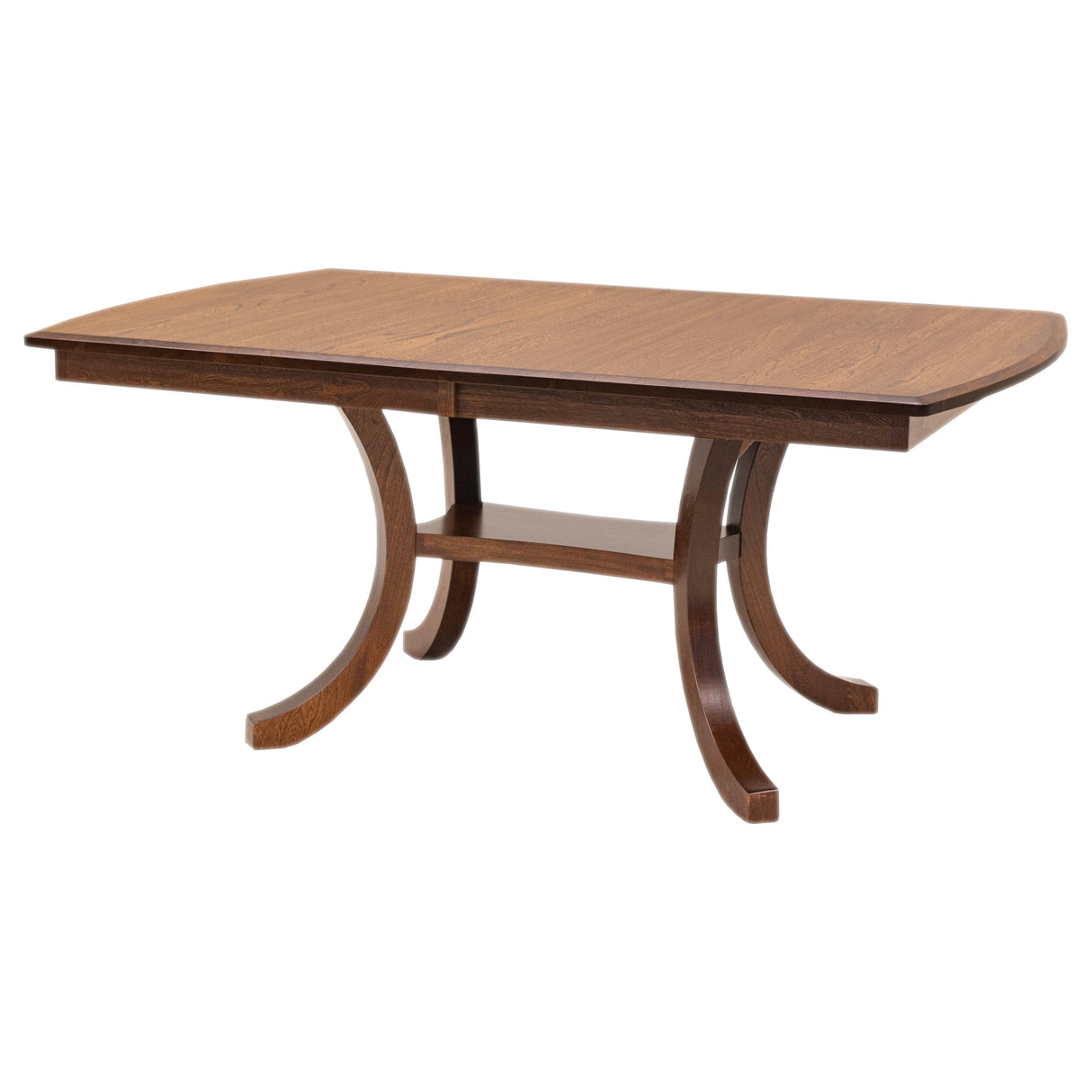 Carlisle Double Pedestal Elm Wood Extending Dining Table | MC