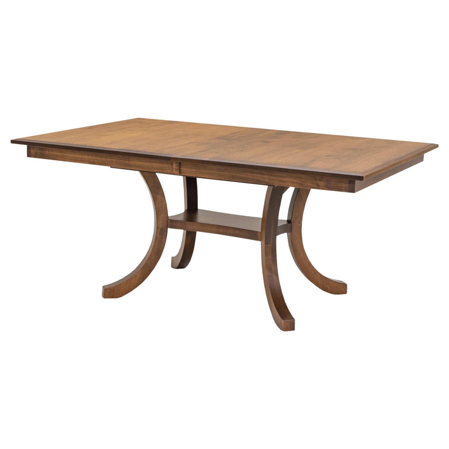 Carlisle Double Pedestal Maple Wood Extending Dining Table | HC