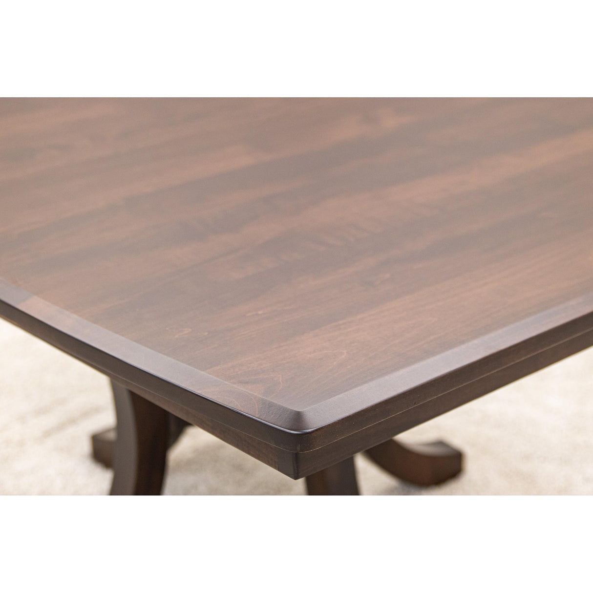 Carlisle Single Pedestal Maple Wood Extending Dining Table | BV