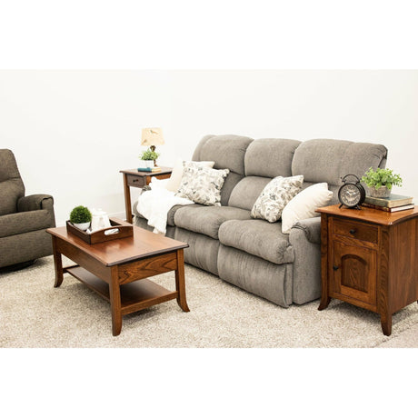 Plymouth Elm Wood Rectangle Open Coffee Table | MC