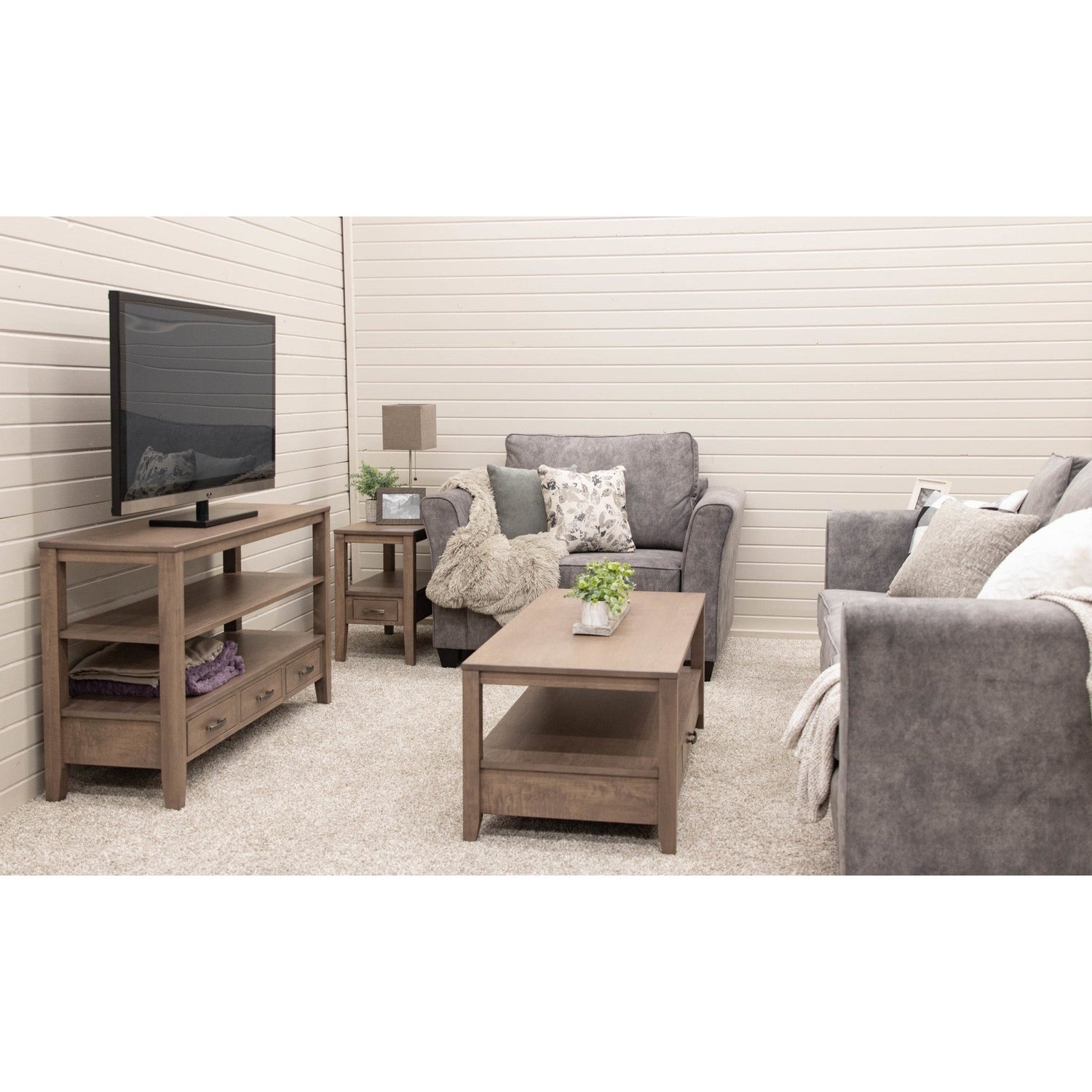 Century Square Large Open End Table