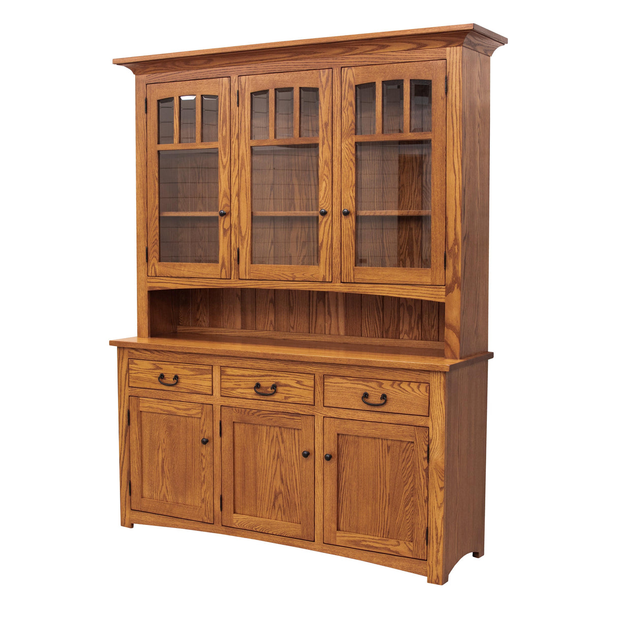 Century Mission Oak Wood Hutch | MC