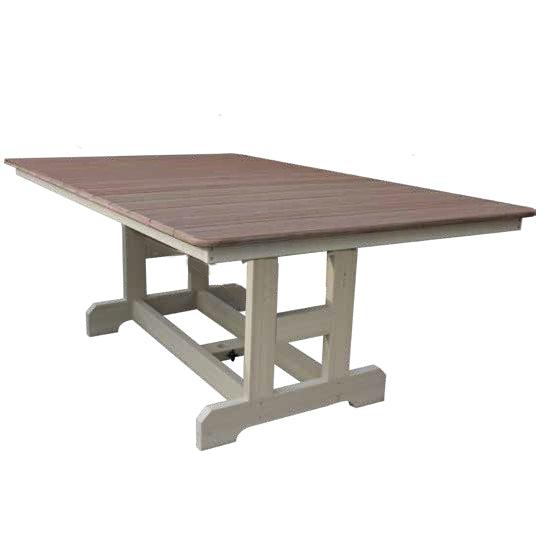 Classic Outdoor Amish Poly Rectangle Dining Table - P