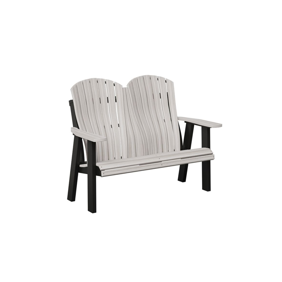 Comfort Bentback 4' Amish Outdoor Bench - SS&B