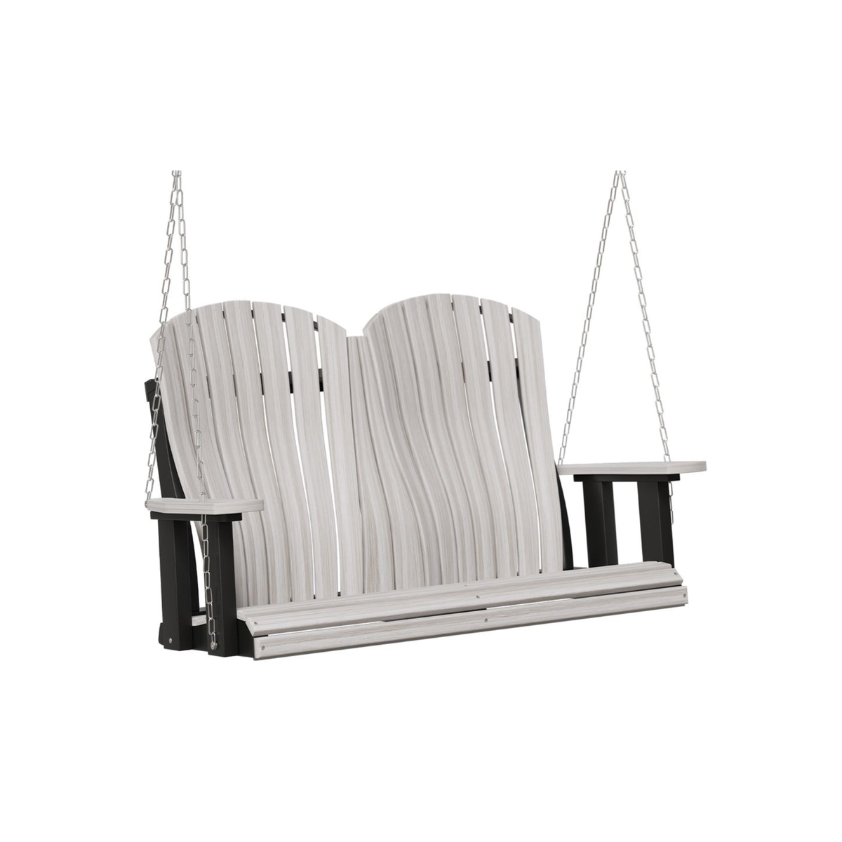 Comfort Bentback 4' Amish Outdoor Swing - SS&B