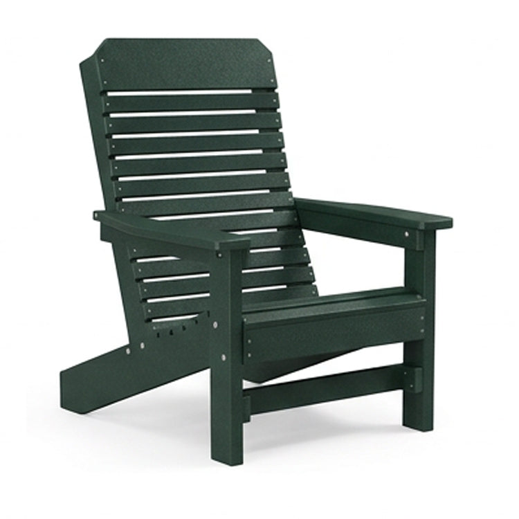 Comfort Back Poly Amish Beach Chair - Turf Green