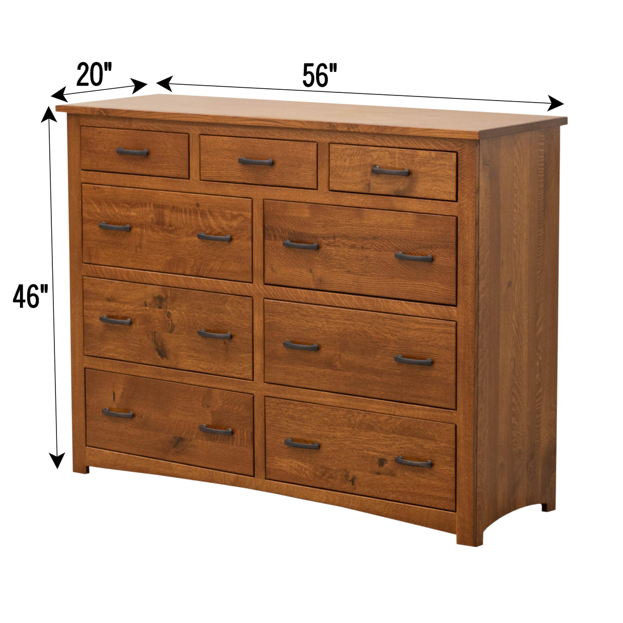 Weston 9-Drawer Tall Dresser