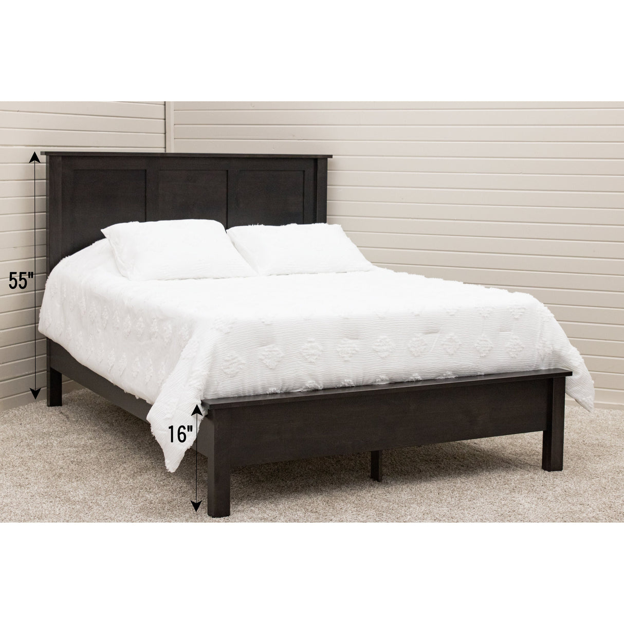 Weston Wood Panel Bed