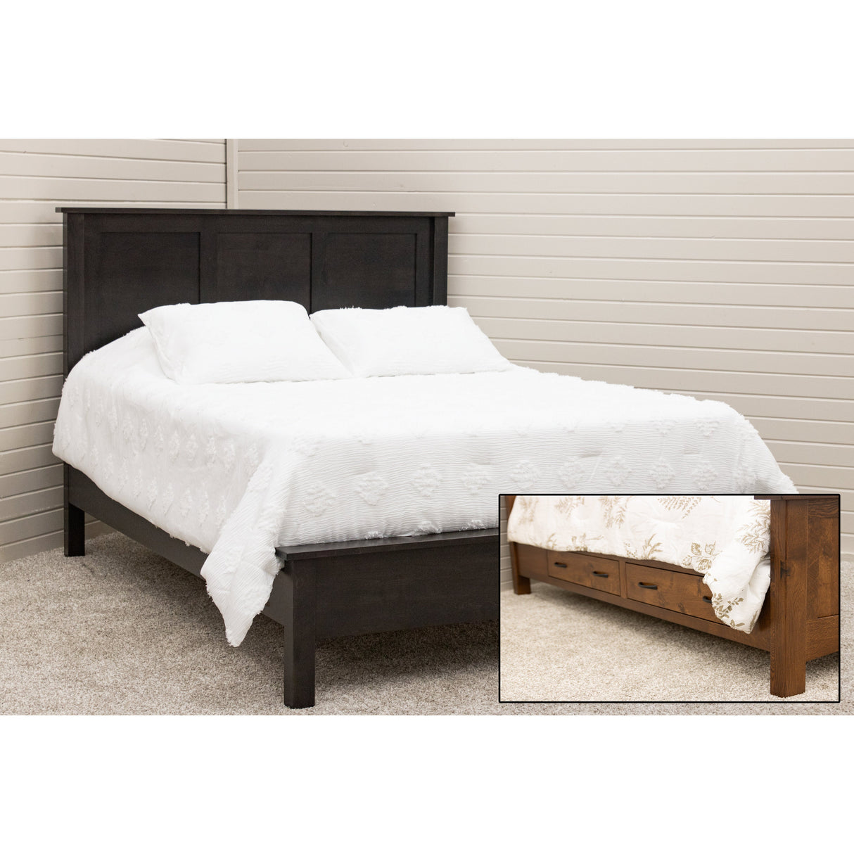 Weston Wood Panel Bed