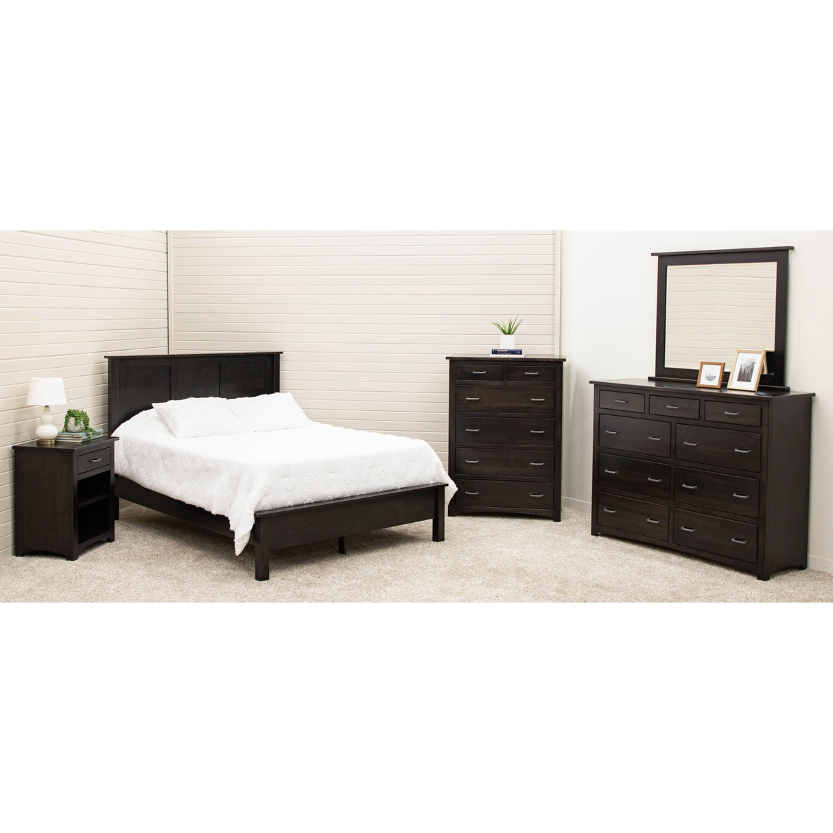 Weston Wood Panel Bed
