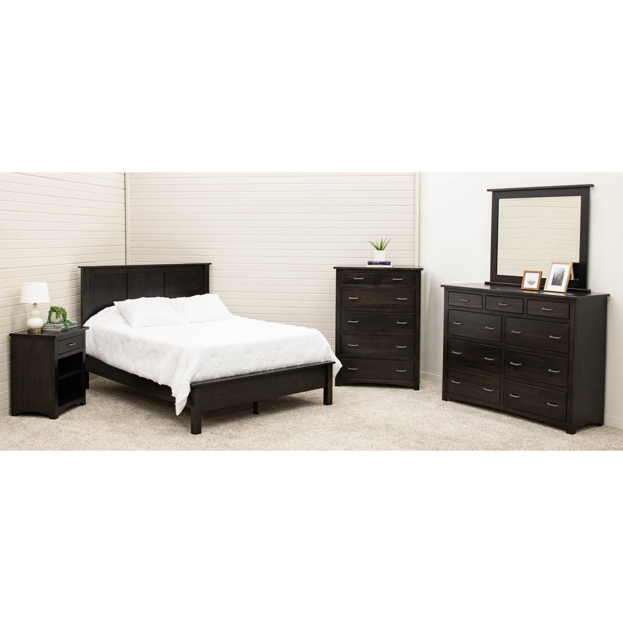 Weston Wood Panel Bed