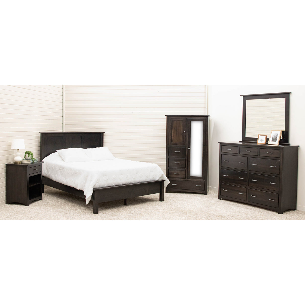 Weston Wood Panel Bed