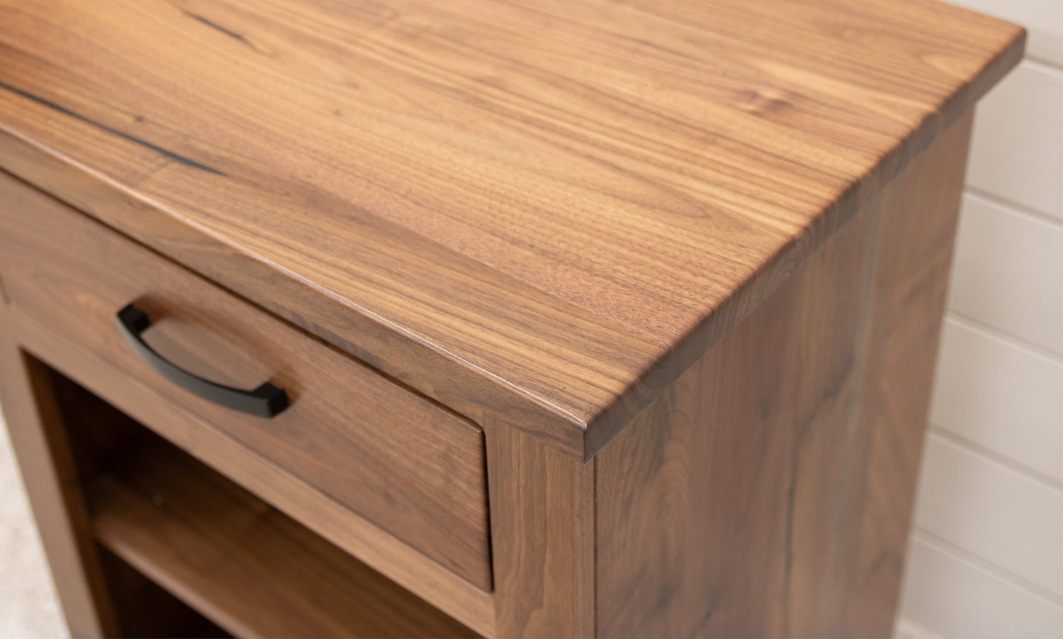 Weston 1-Drawer, Open Nightstand