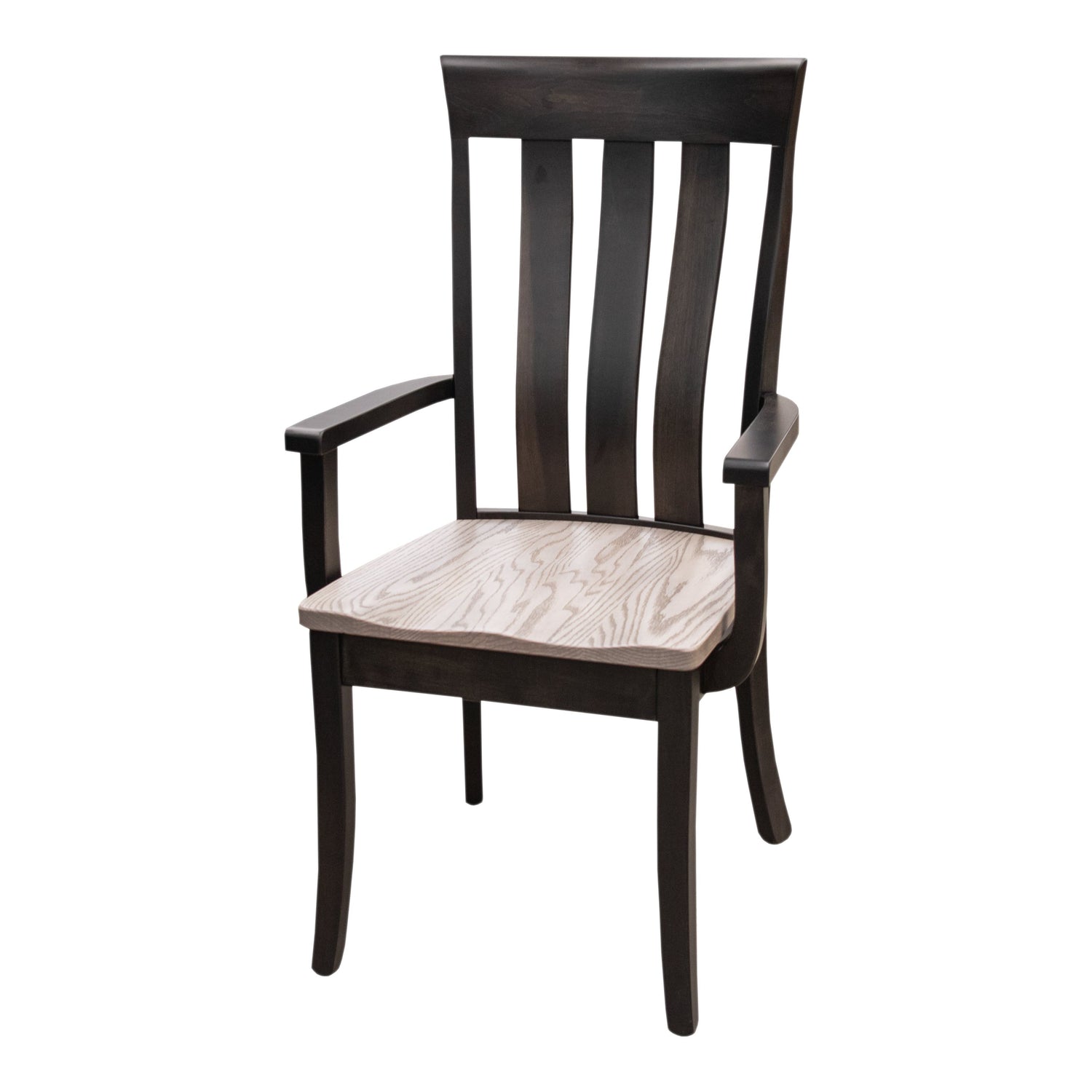Curlew Black & Wood Arm Dining Chair | M-DK&O-SS
