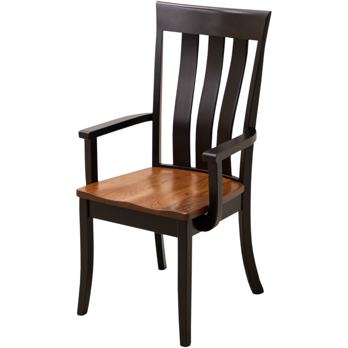 Curlew Black & Wood Arm Dining Chair | M-EB&E-MC