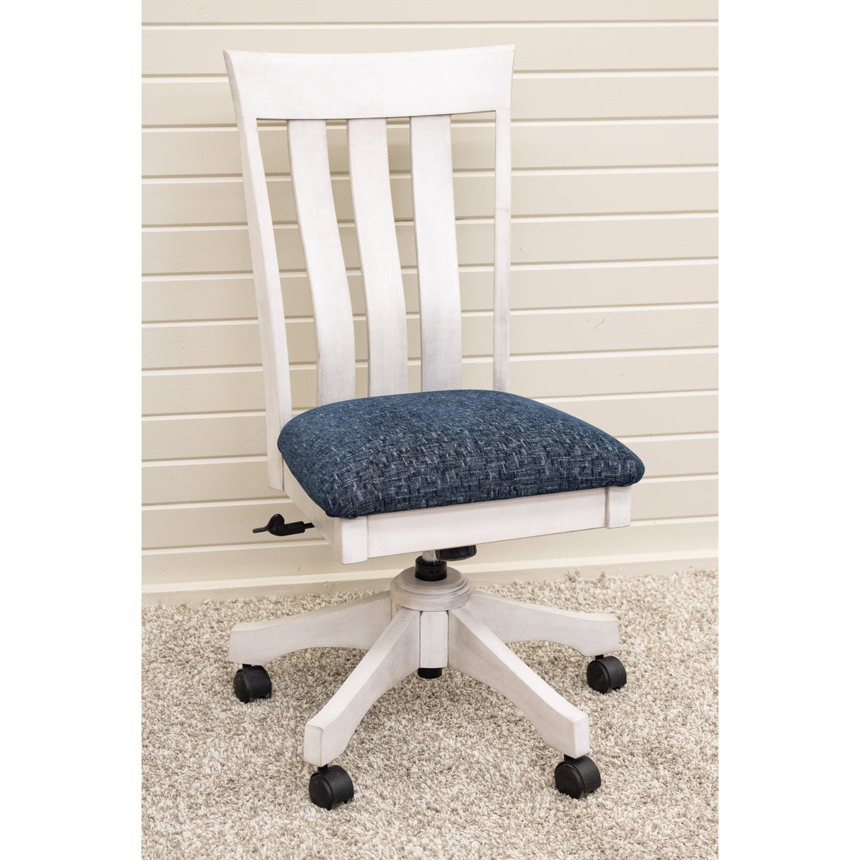 Curlew Maple Wood Office Chair with Fabric Seat | AV