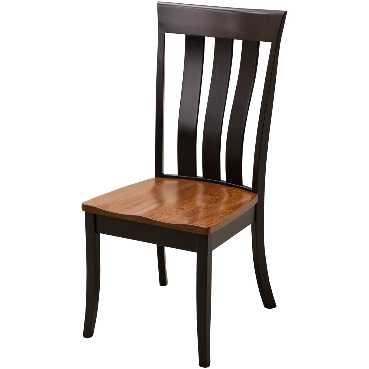 Curlew Black & Wood Side Dining Chair | M-EB&E-MC